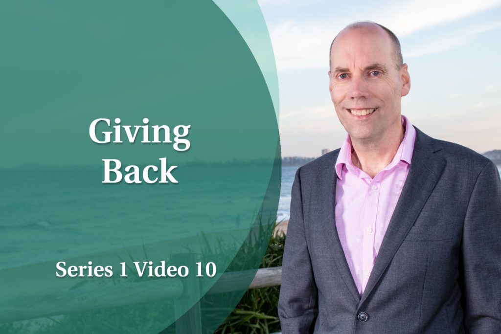 Business Coaching Videos: Giving Back